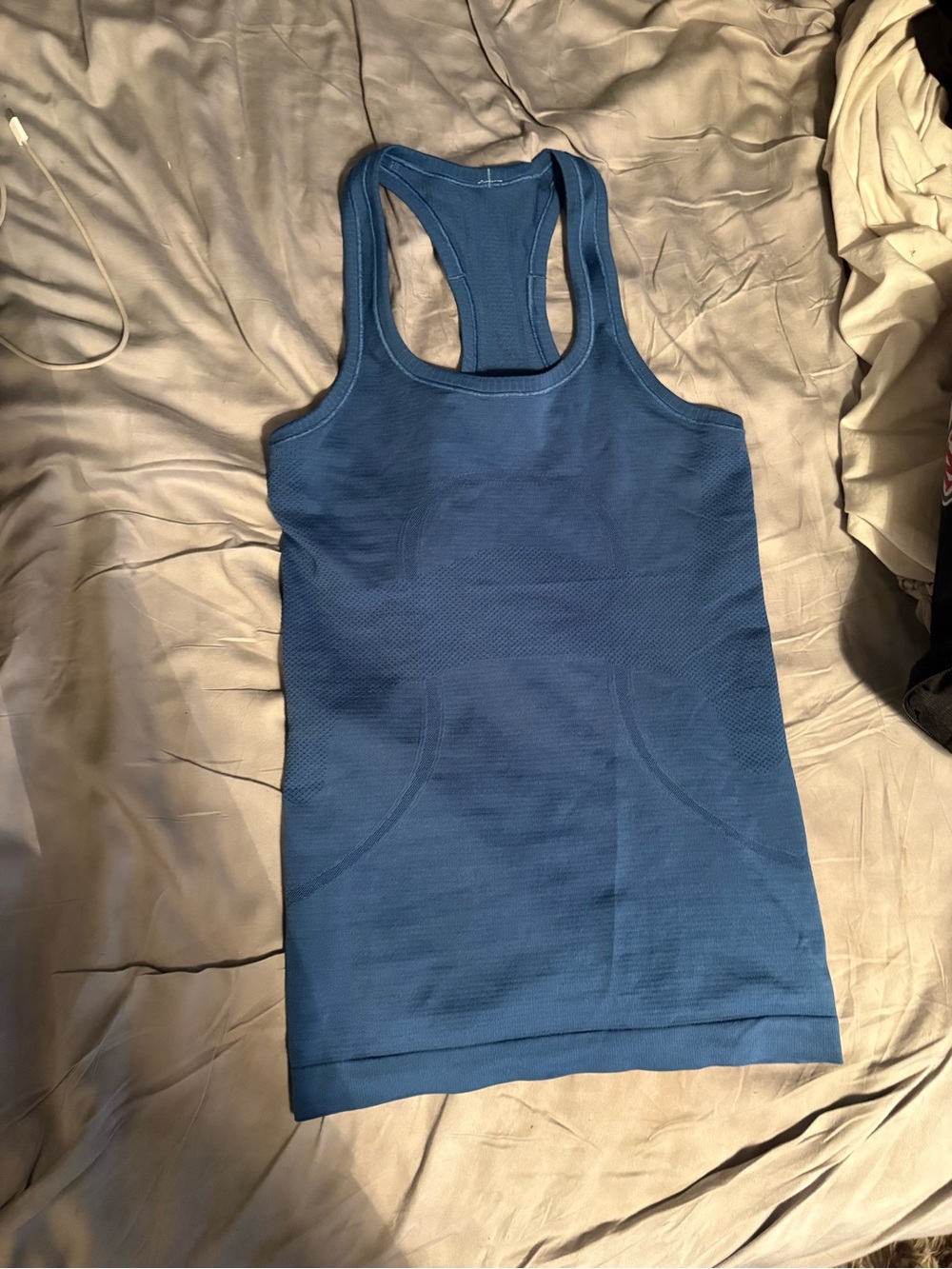 lululemon athletica Blue Racerback Tank Top